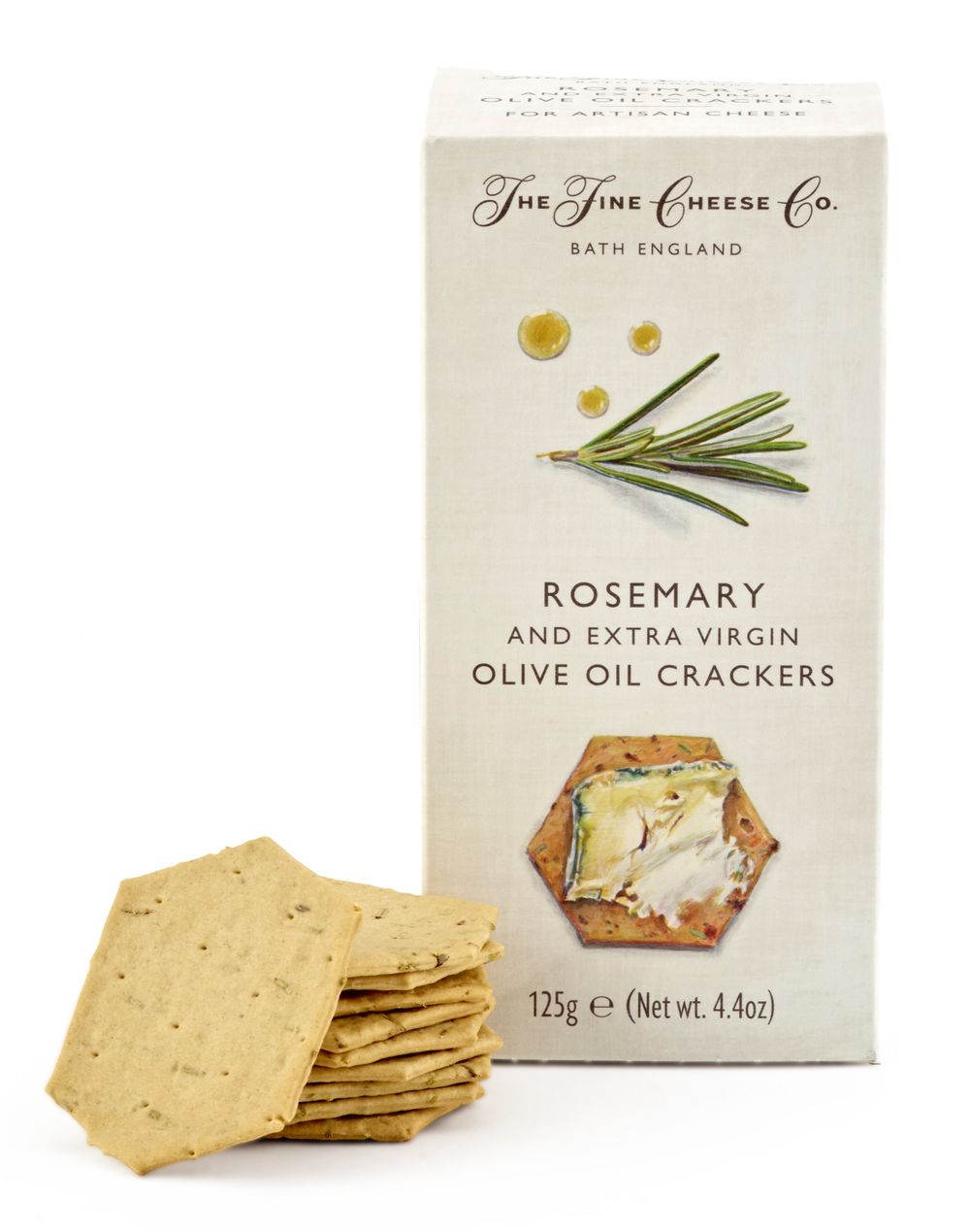 Rosemary + Extra Virgin Olive Oil Crackers