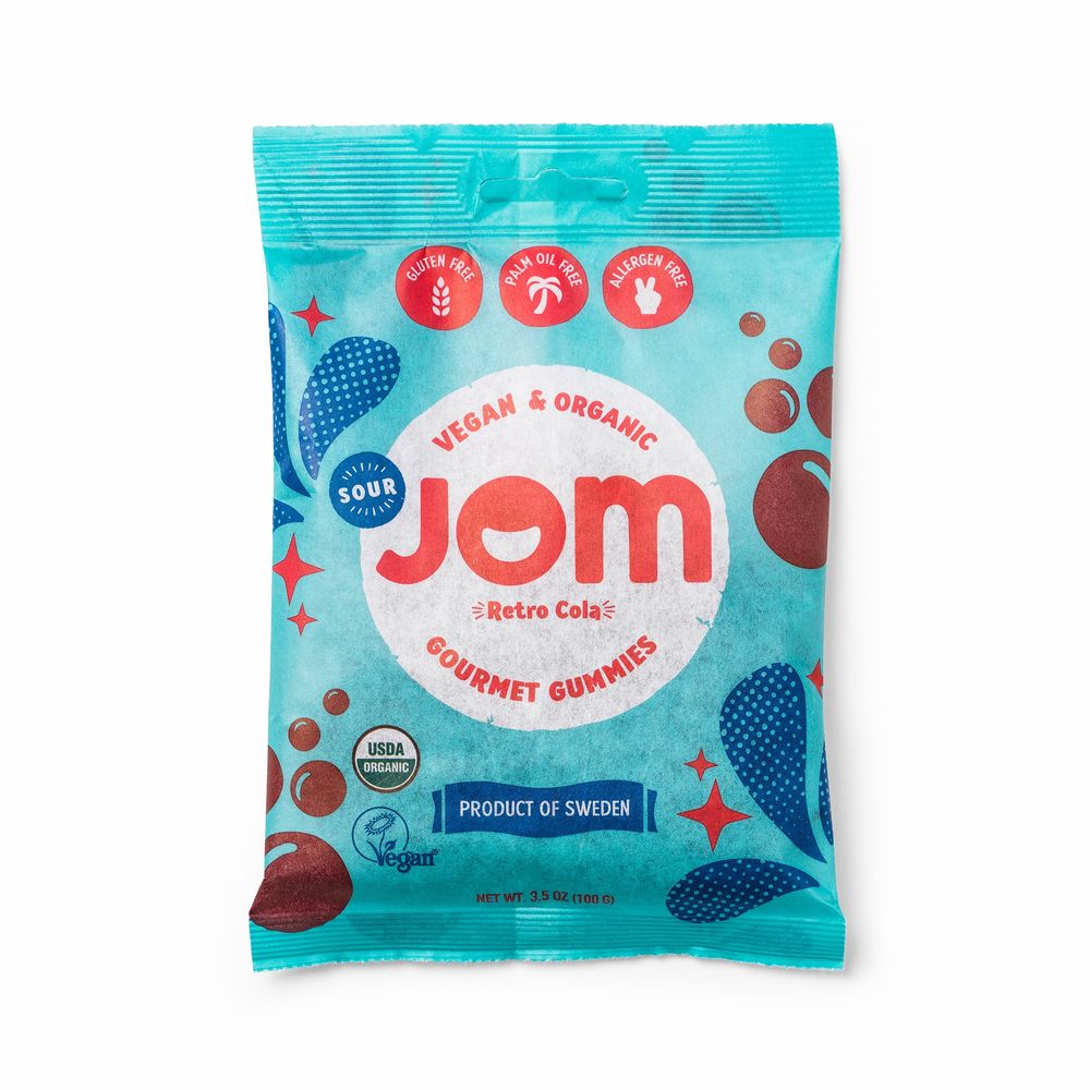 JOM Mini Sour Retro Cola Gummies