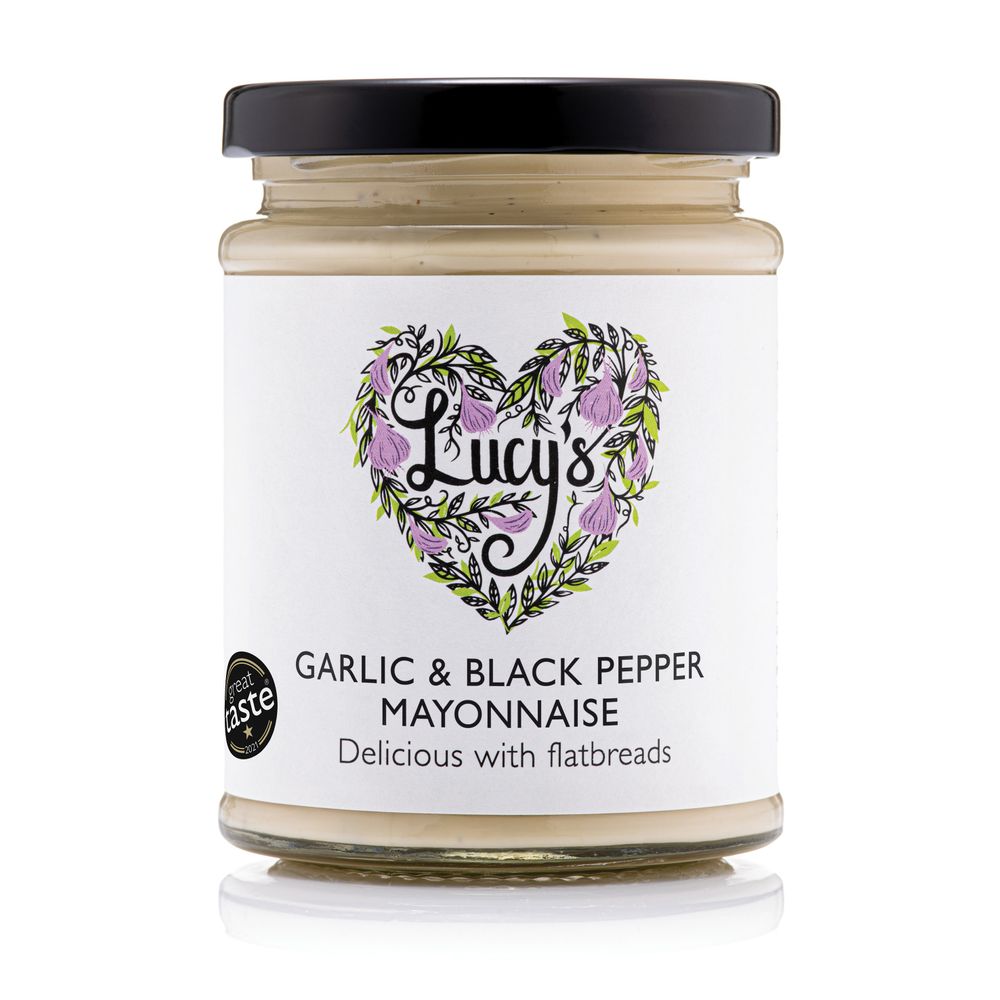 Lucy's Dressings Garlic + Black Pepper Mayonnaise