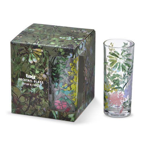 Garden Floral Drinking Glasses