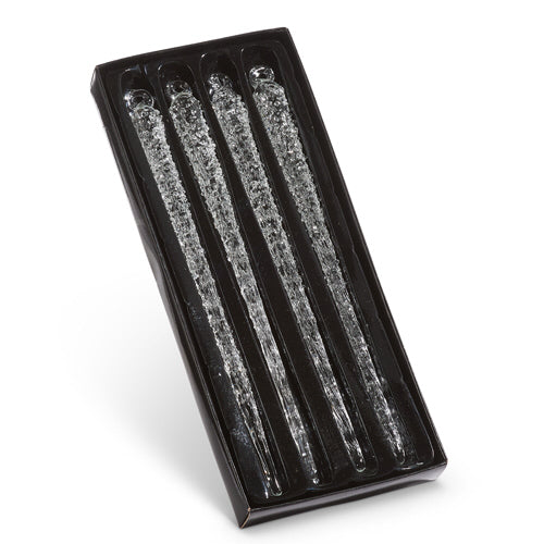 9" Glass Icicle Ornament