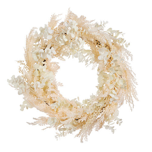 24" Mixed Lunaria Wreath