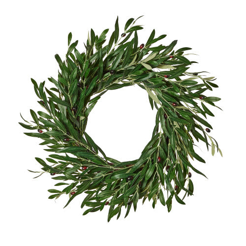 24" Olive Branch Wreath