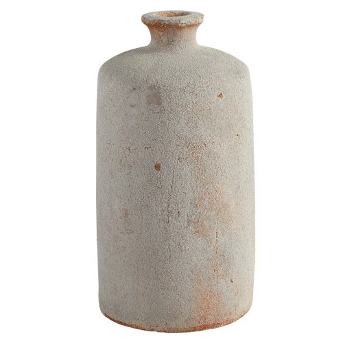 Small White Terracotta Vase