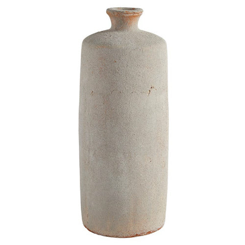 Large White Terracotta Vase