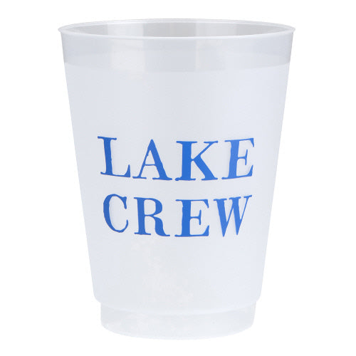 Lake Crew Set of 6 Frosted Plastic Cups