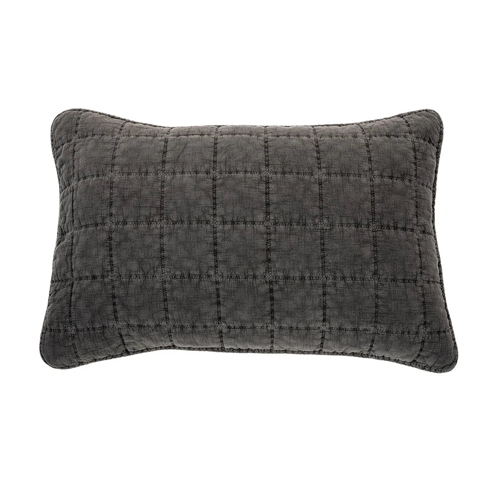 Sweet Charcoal Queen Sham