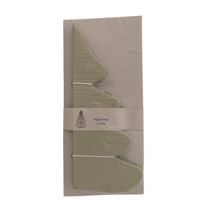 11" Olive Paper Honeycomb Tree