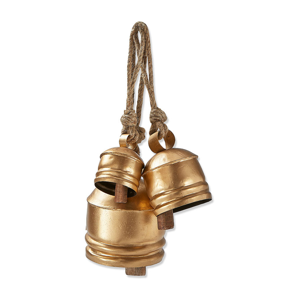 Set of 3 Gold Artisan Bells