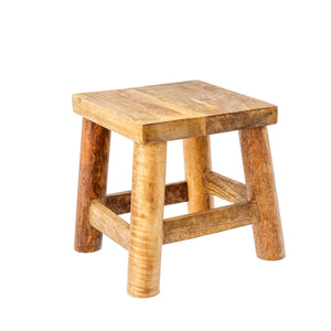 Heirloom Wood Stool- Medium