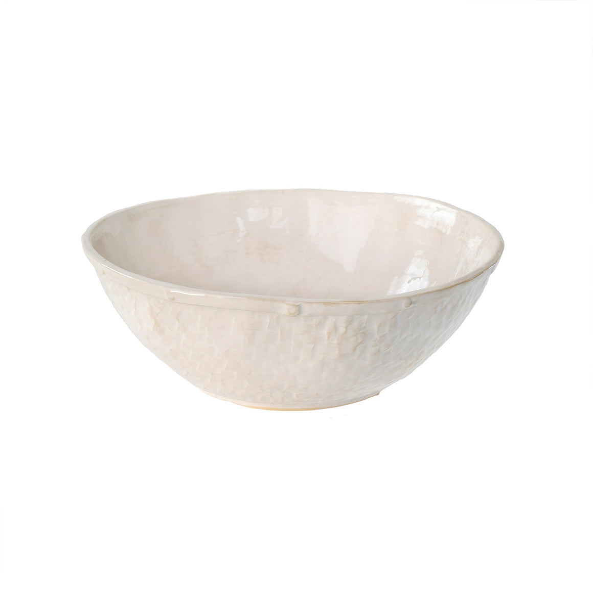 Small Basketweave Serving Bowl