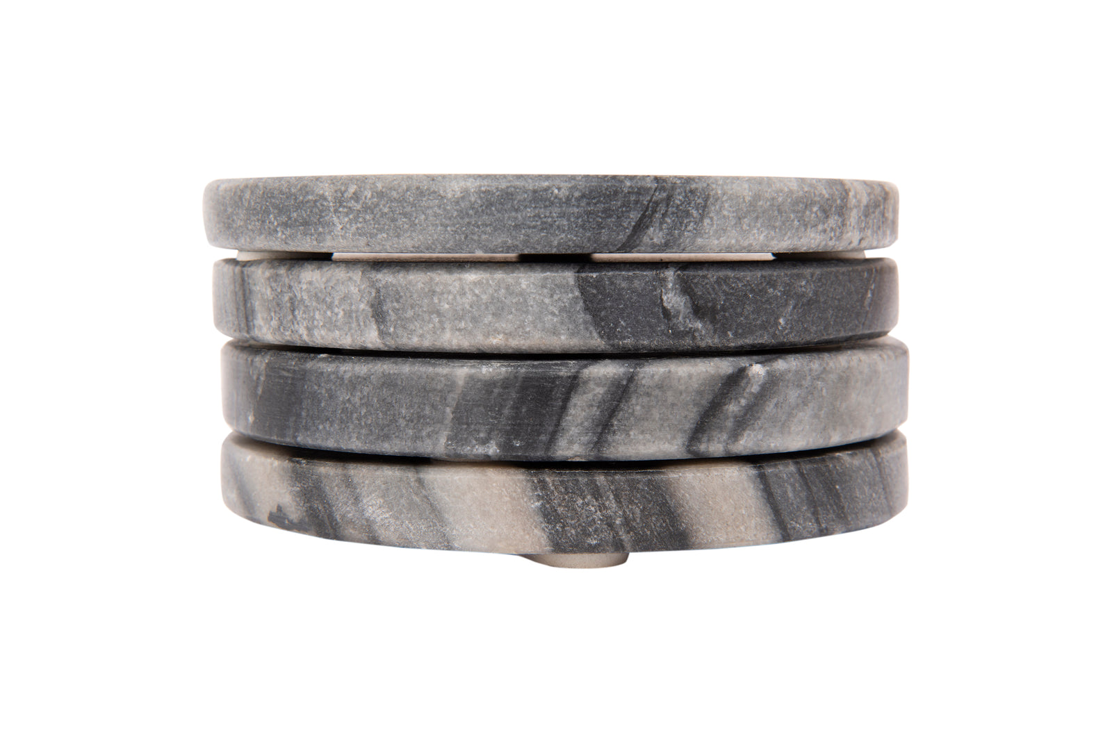 Round Marble Coasters - Set of 4