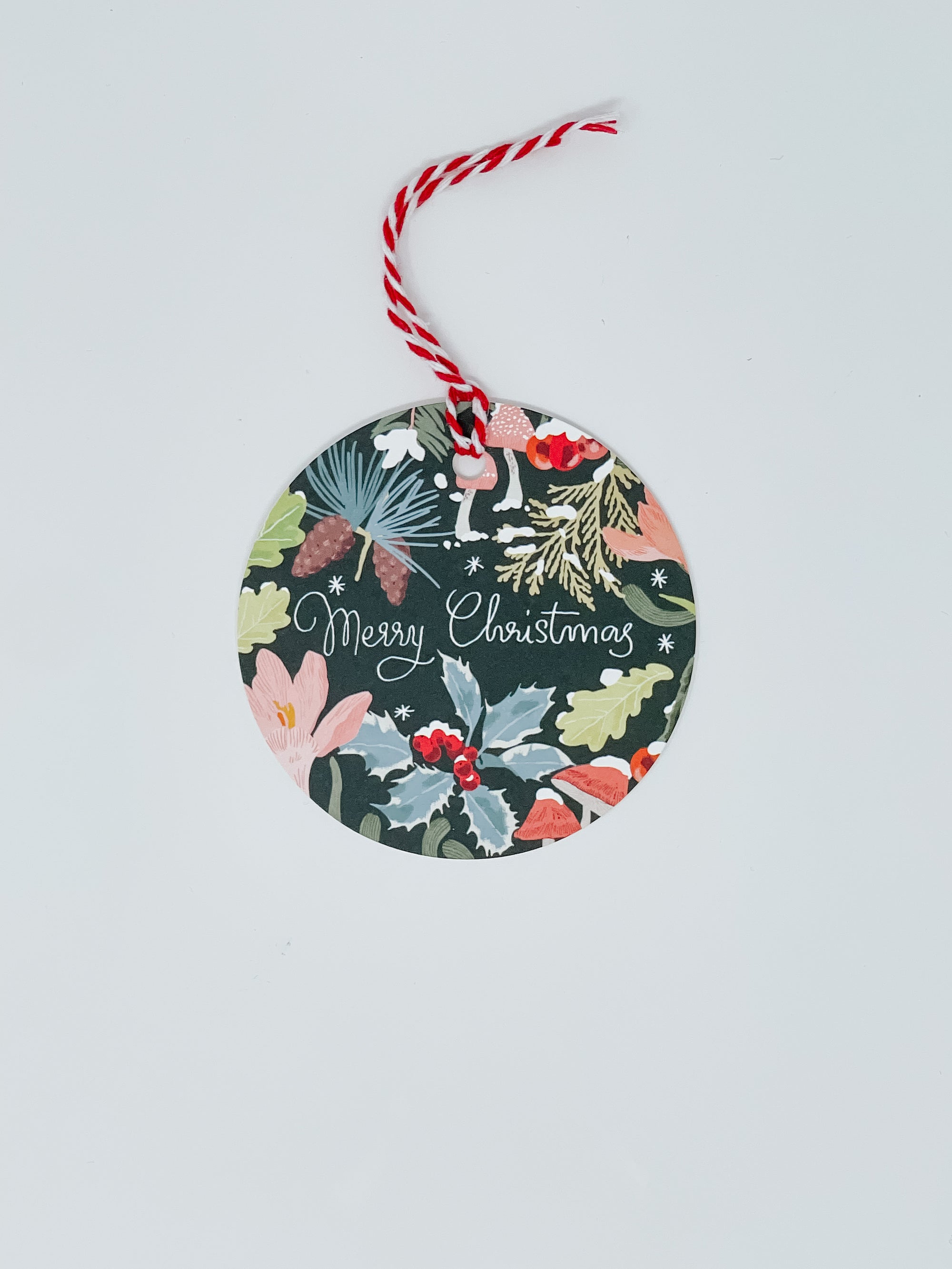 Winter Floral Gift Tag