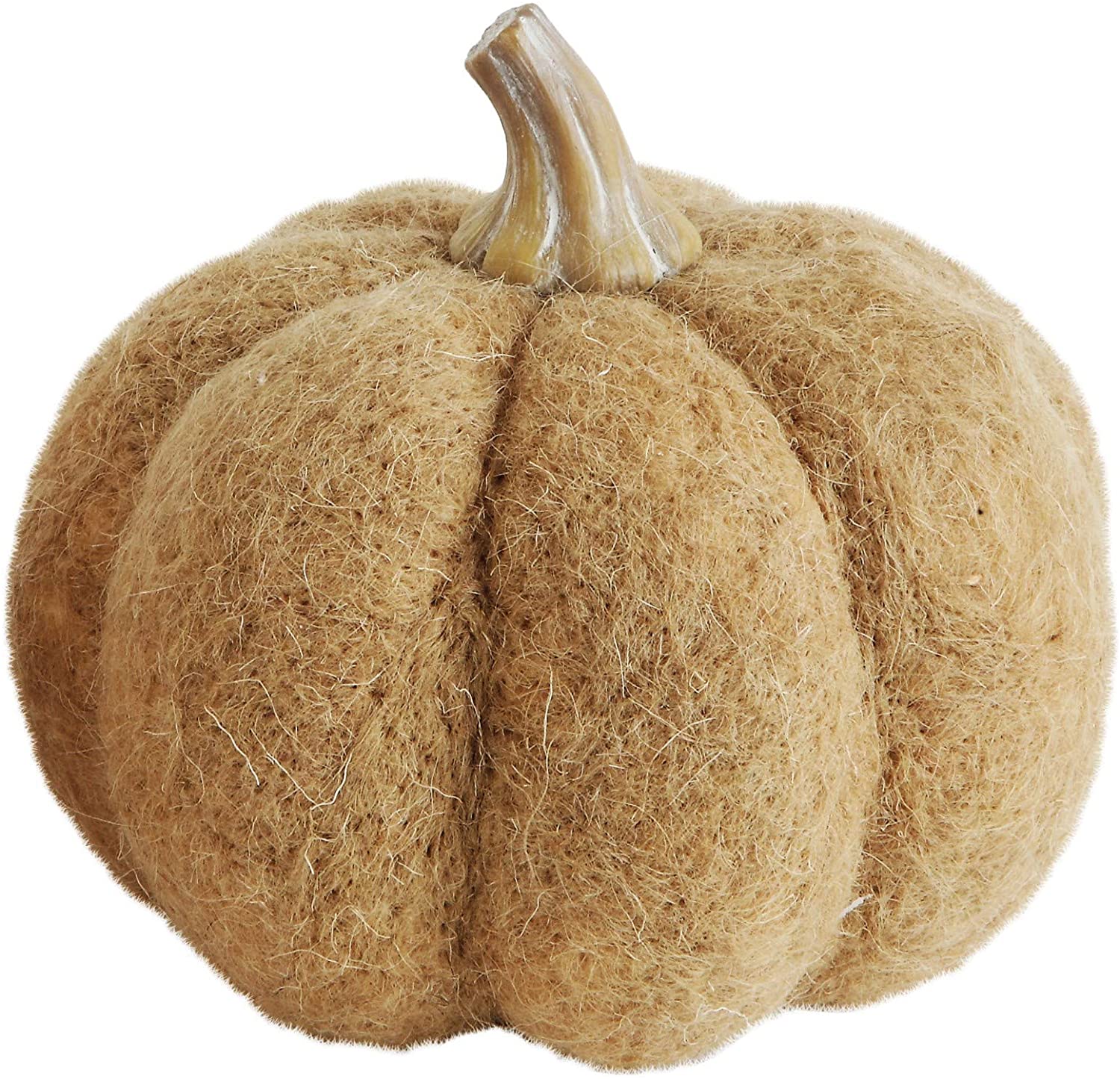 5.5" Orange Wool Felted Pumpkin