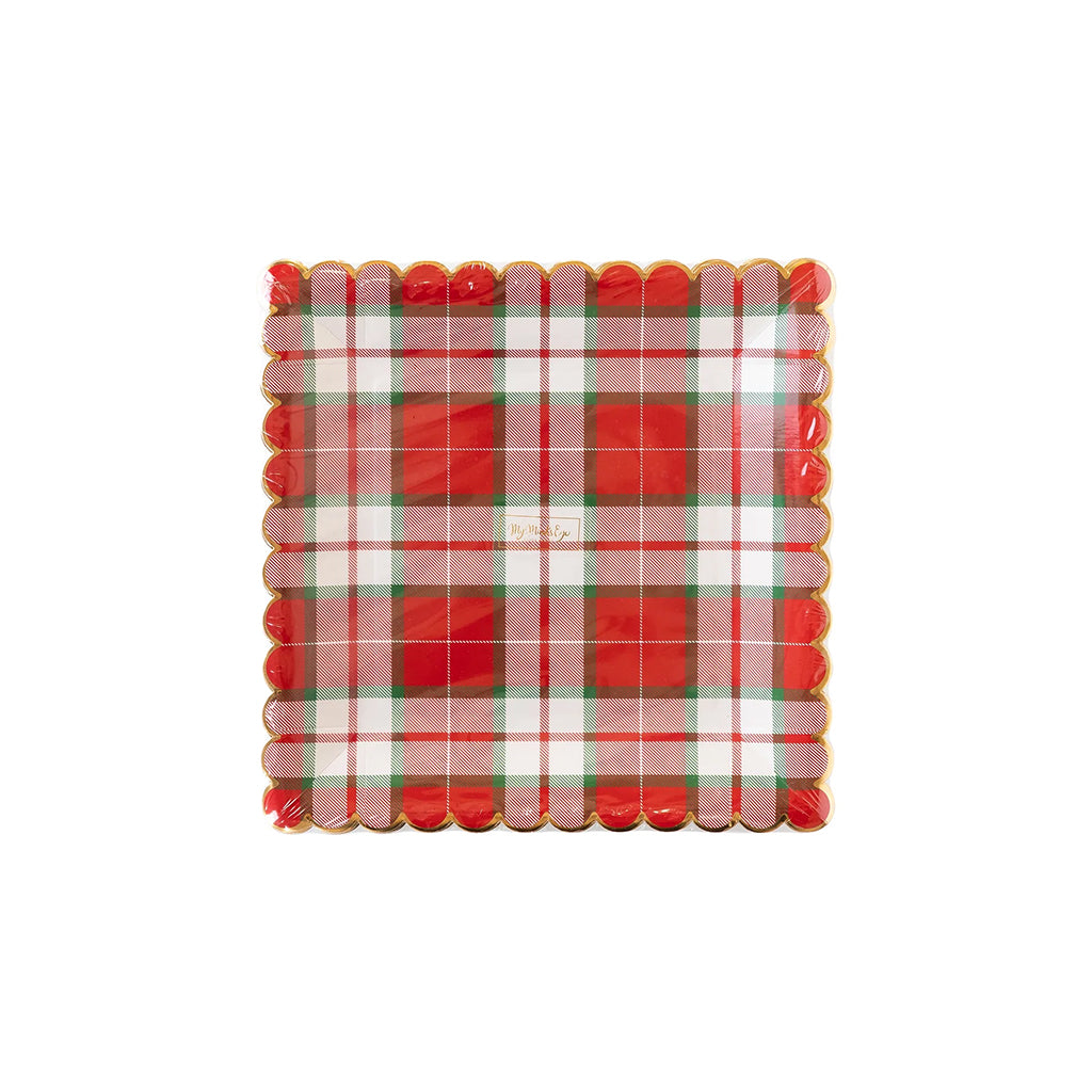 Lodge Plaid Plates