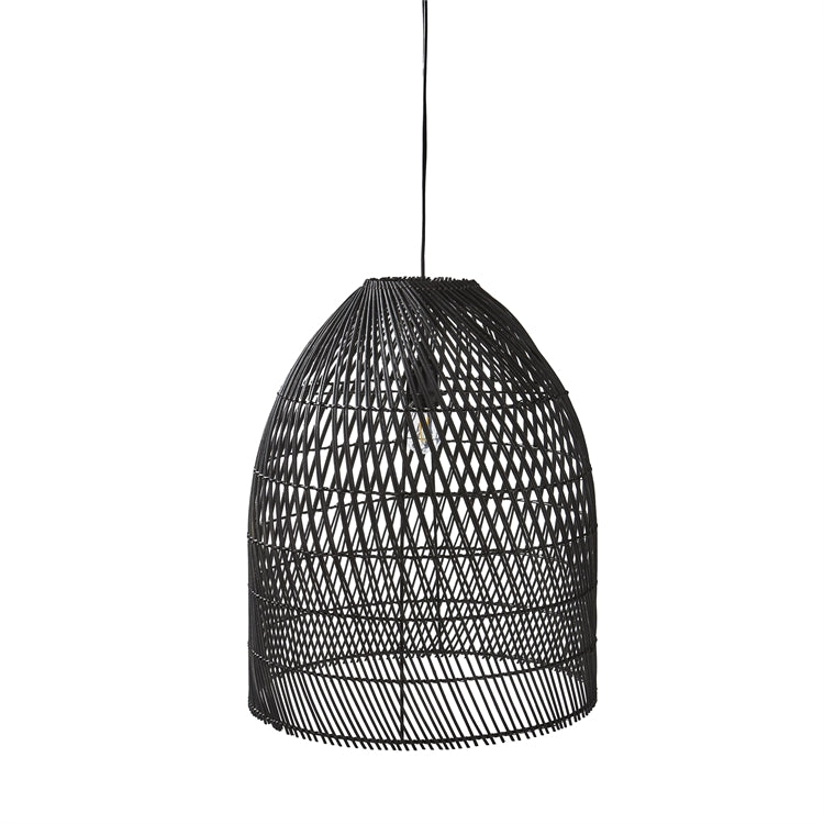 Black Rattan Pendant Lamp