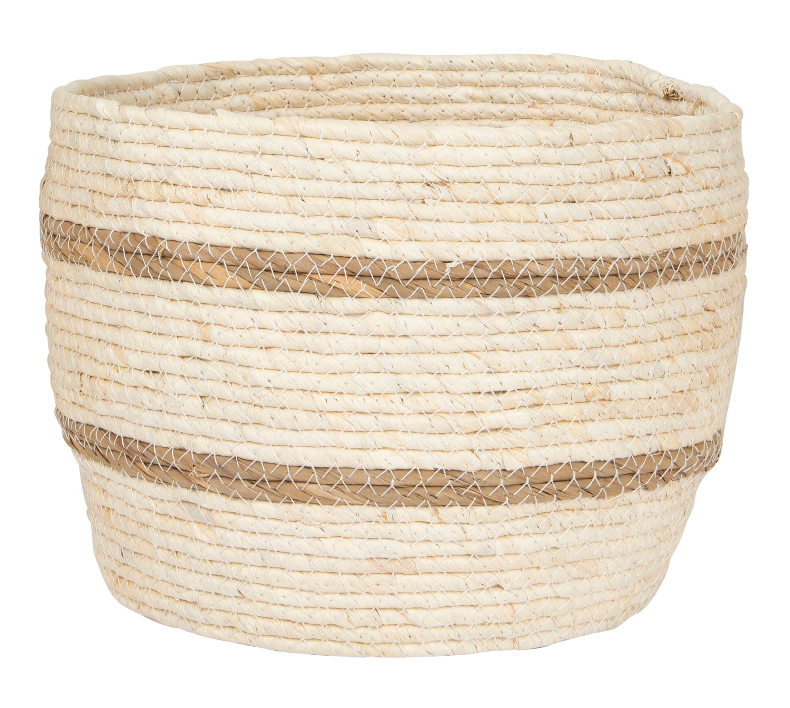 Medium Striped Basket