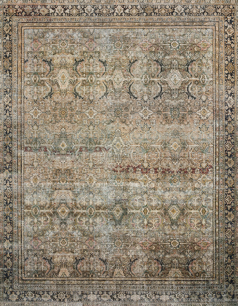 Layla Area Rug - Olive/Charcoal