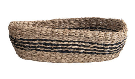 Striped Low Baskets