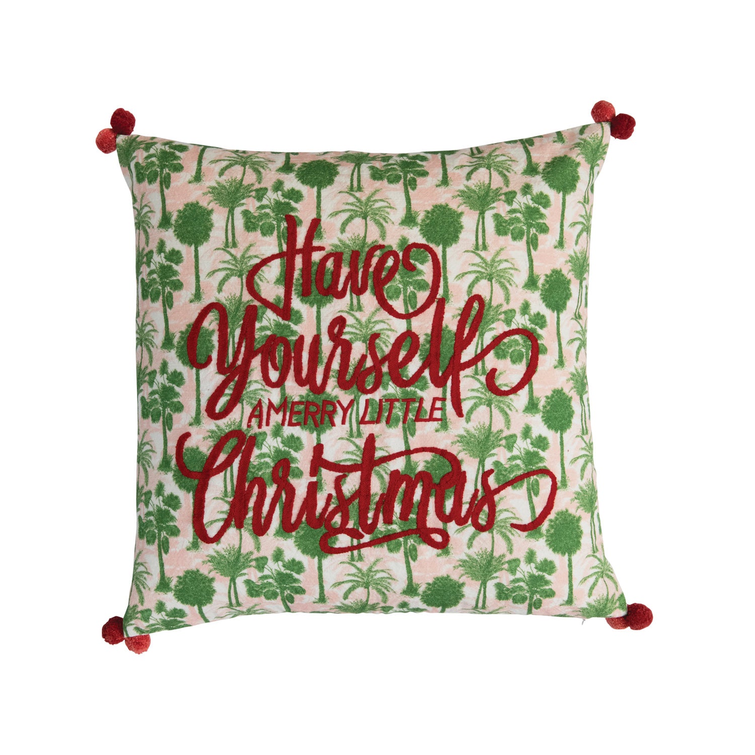 Palm Springs Christmas Pillow
