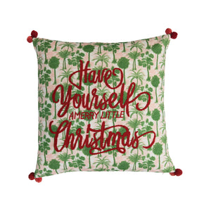 Palm Springs Christmas Pillow