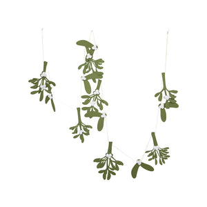 Paper Mistletoe Garland